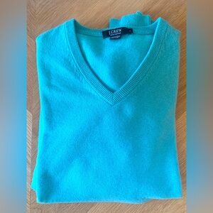 J Crew mens Italian cashmere v neck